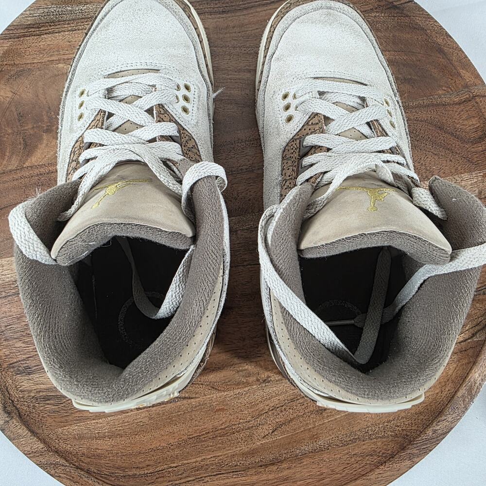 Jordan 3 Retro Low Palomino Womens Brown White Size 7.5 Shoes Sneakers - Picture 7 of 13